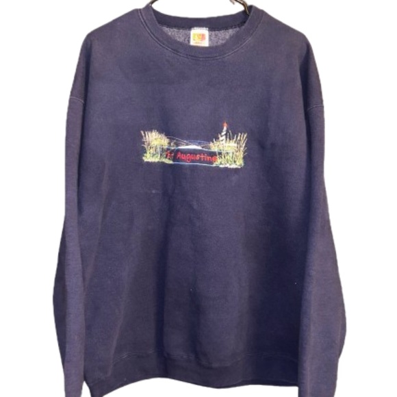 Vintage St Augustine Florida Crewneck Sweatshirt - Picture 1 of 6